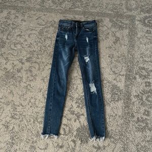 simply young straight legs skinny jeans